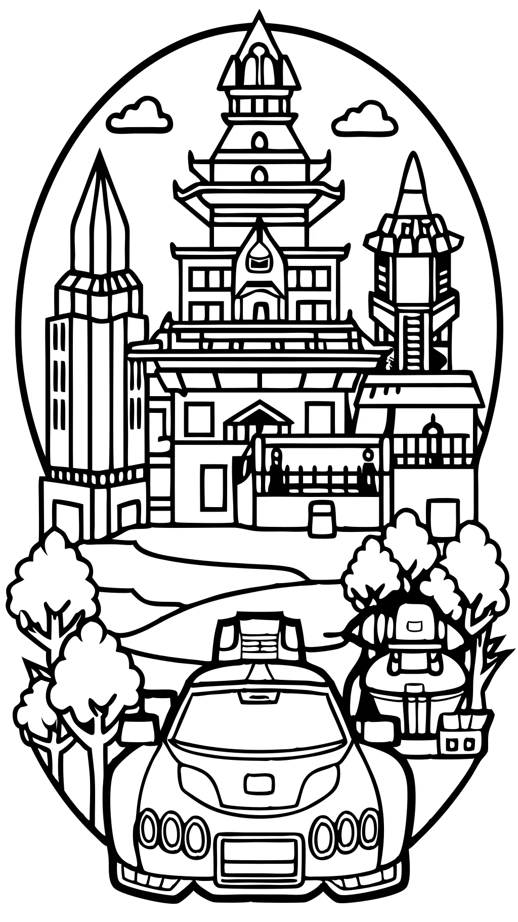 gta coloring pages